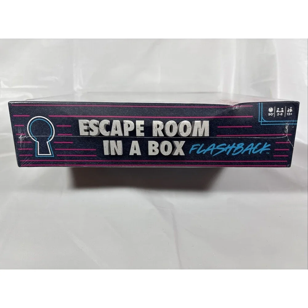 Escape Room in a Box Flashback Board Game (Mattel 2018) NEW Factory Sealed